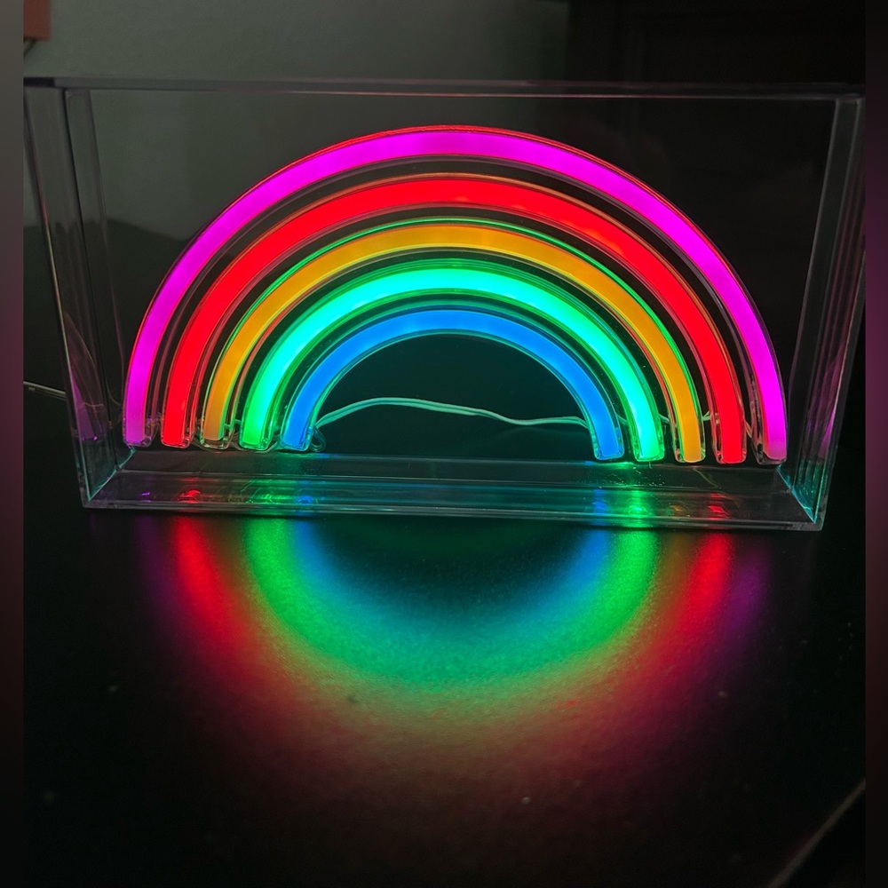Colorful Neon Rainbow Light